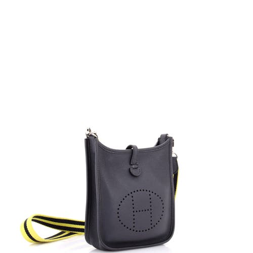 Pre-owned Hermes Hermes Evelyne Bag Gen Iii Epsom Tpm In Blue