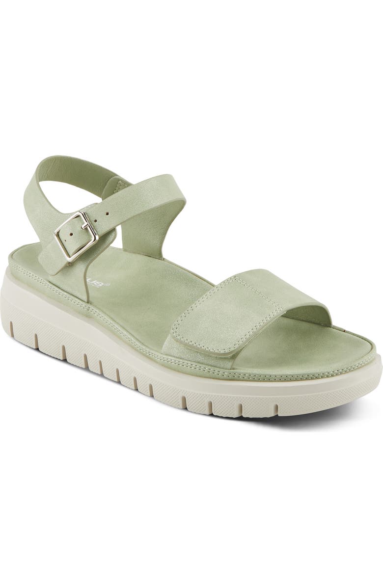 Flexus by Spring Step Shinzon Ankle Strap Platform Wedge Sandal, Main, color,