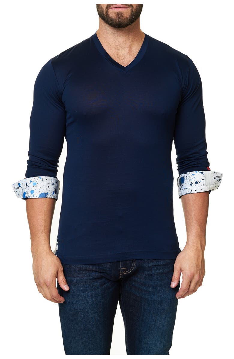 Maceoo Long Sleeve V-Neck, Main, color, 