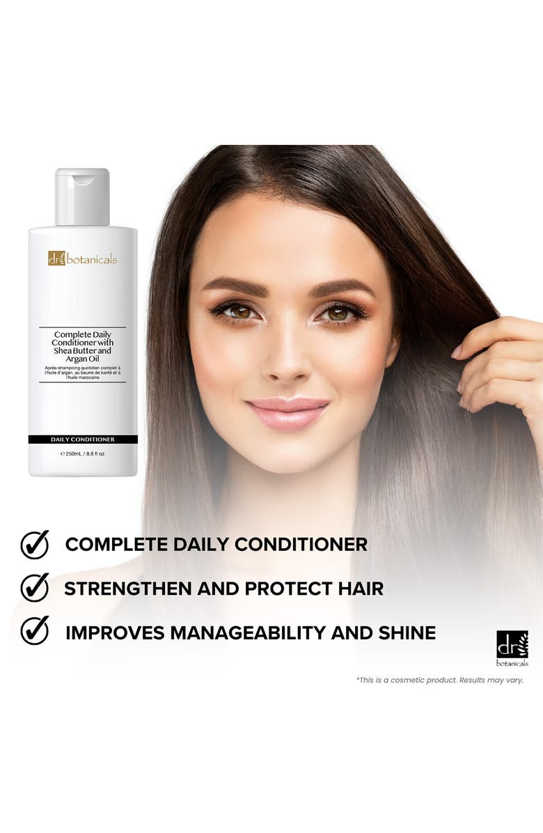 DR BOTANICALS Complete Daily Conditioner with Moroccan Oil and Argan Oil - 250ml, Alternate, color,