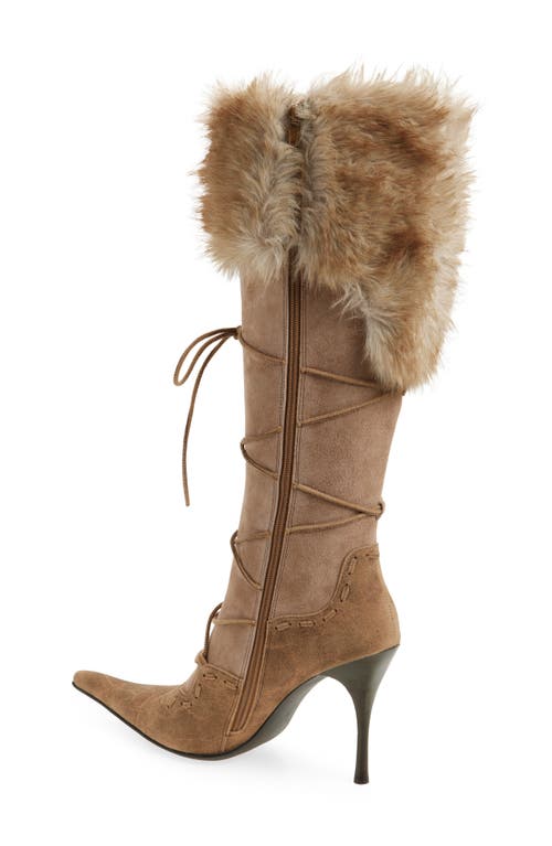 Jeffrey Campbell Verbier Knee High Boot In Brown