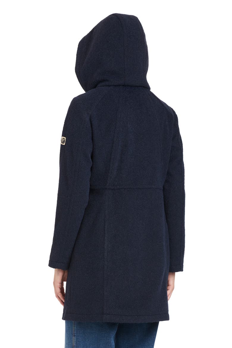 Walking Coat with Removable Hood, Alternate, color, NAVY