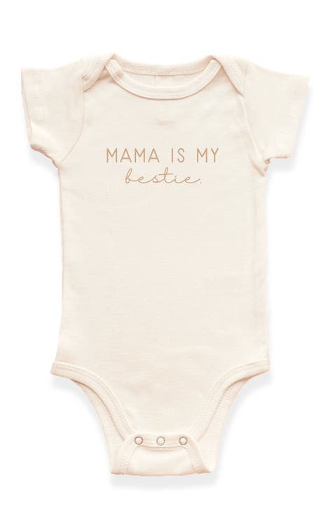 Mama is my Bestie Organic Baby Bodysuit