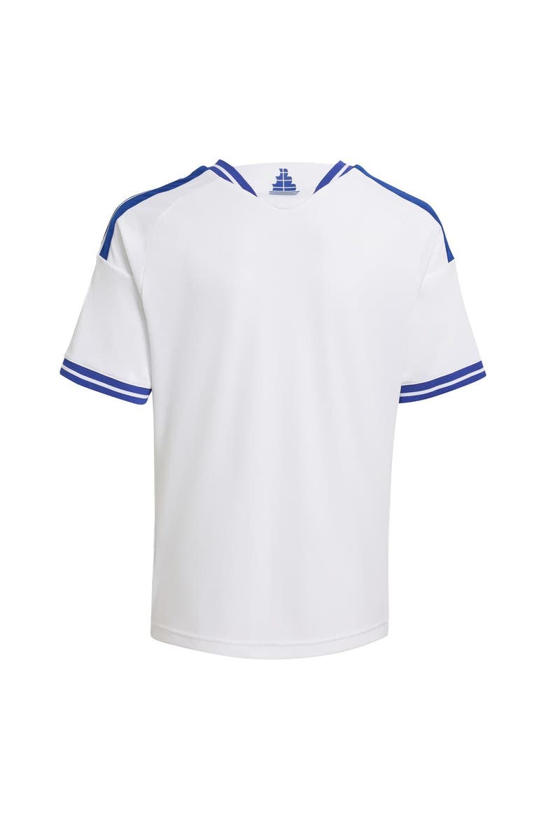 Youth adidas White Greece National Team FIFA x World Cup 2026 Replica Jersey, Alternate, color, White