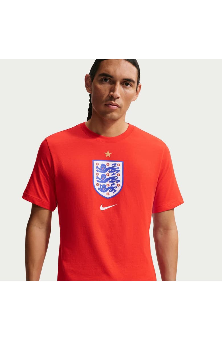 Nike Men's Nike Red England National Team Crest T-Shirt, Alternate, color, Red