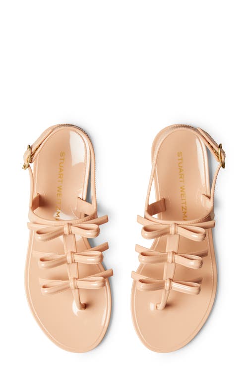 Stuart Weitzman Felicity Jelly Sandal In Poudre