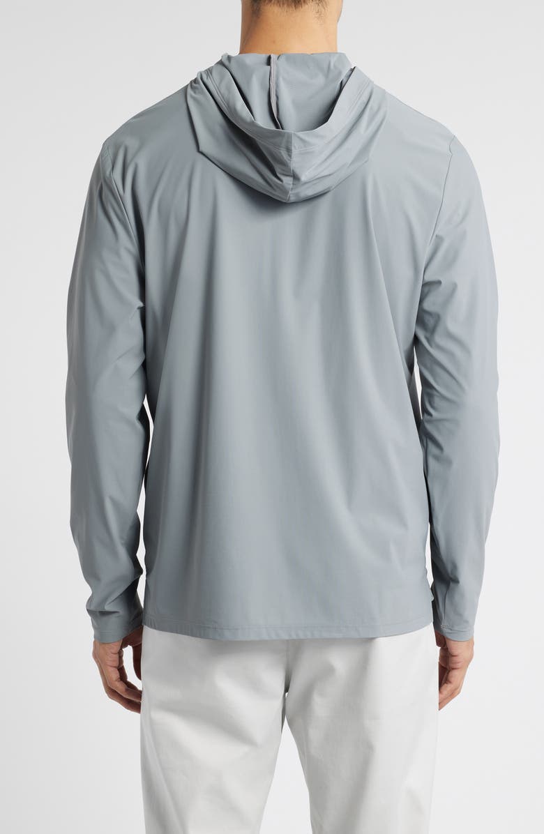 johnnie-O Maxwell Hooded Long Sleeve T-Shirt, Alternate, color, Thunder