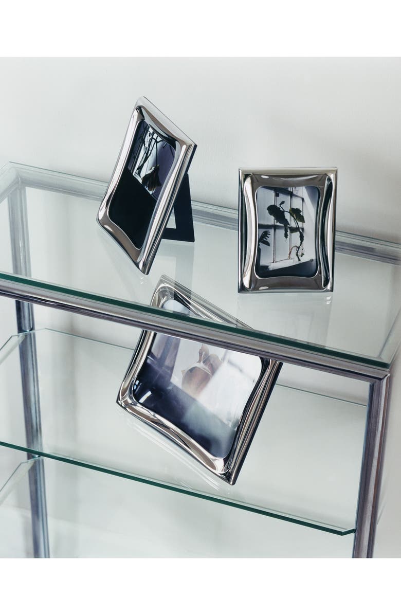 Georg Jensen Cobra Stainless Steel Picture Frame, Alternate, color, Stainless Steel