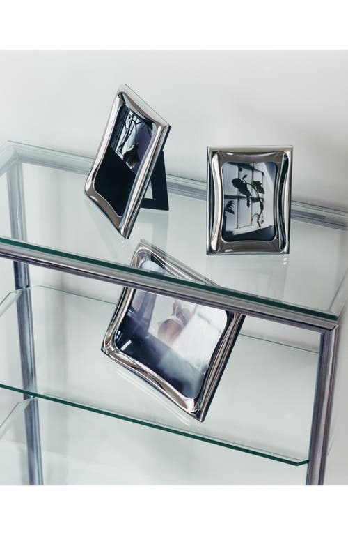 Georg Jensen Cobra Stainless Steel Picture Frame In Silver