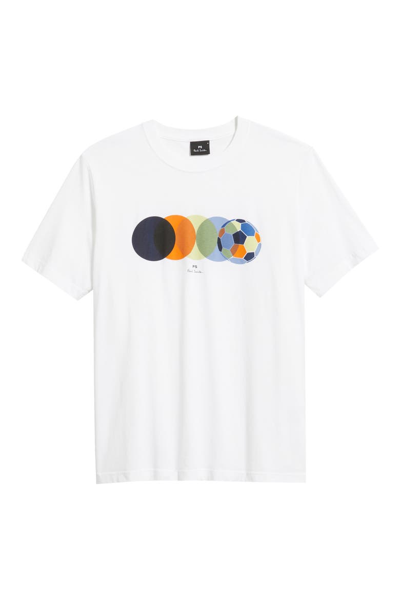 Football Graphic T-Shirt, Alternate, color, WHITE