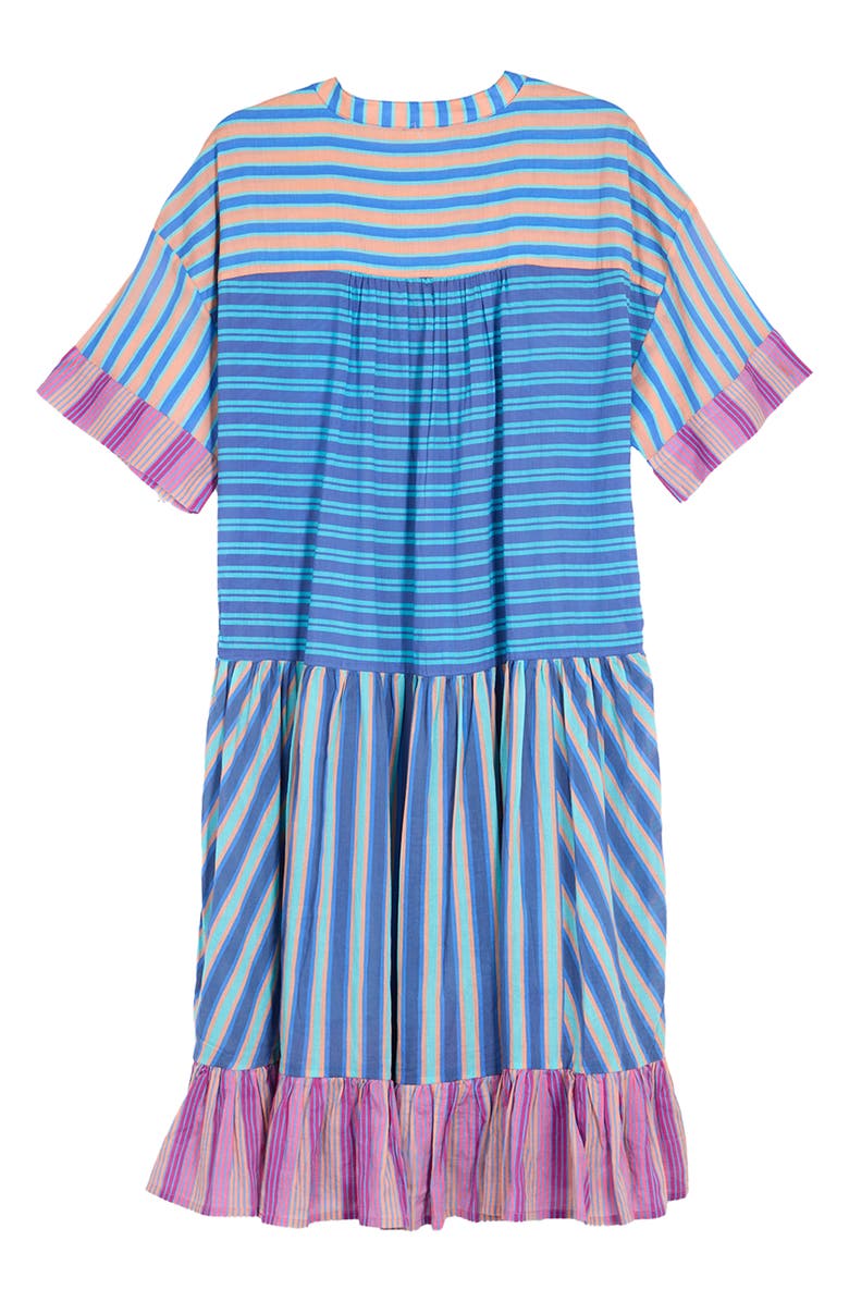SAACHI Striped Tunic Dress, Alternate, color, Blue