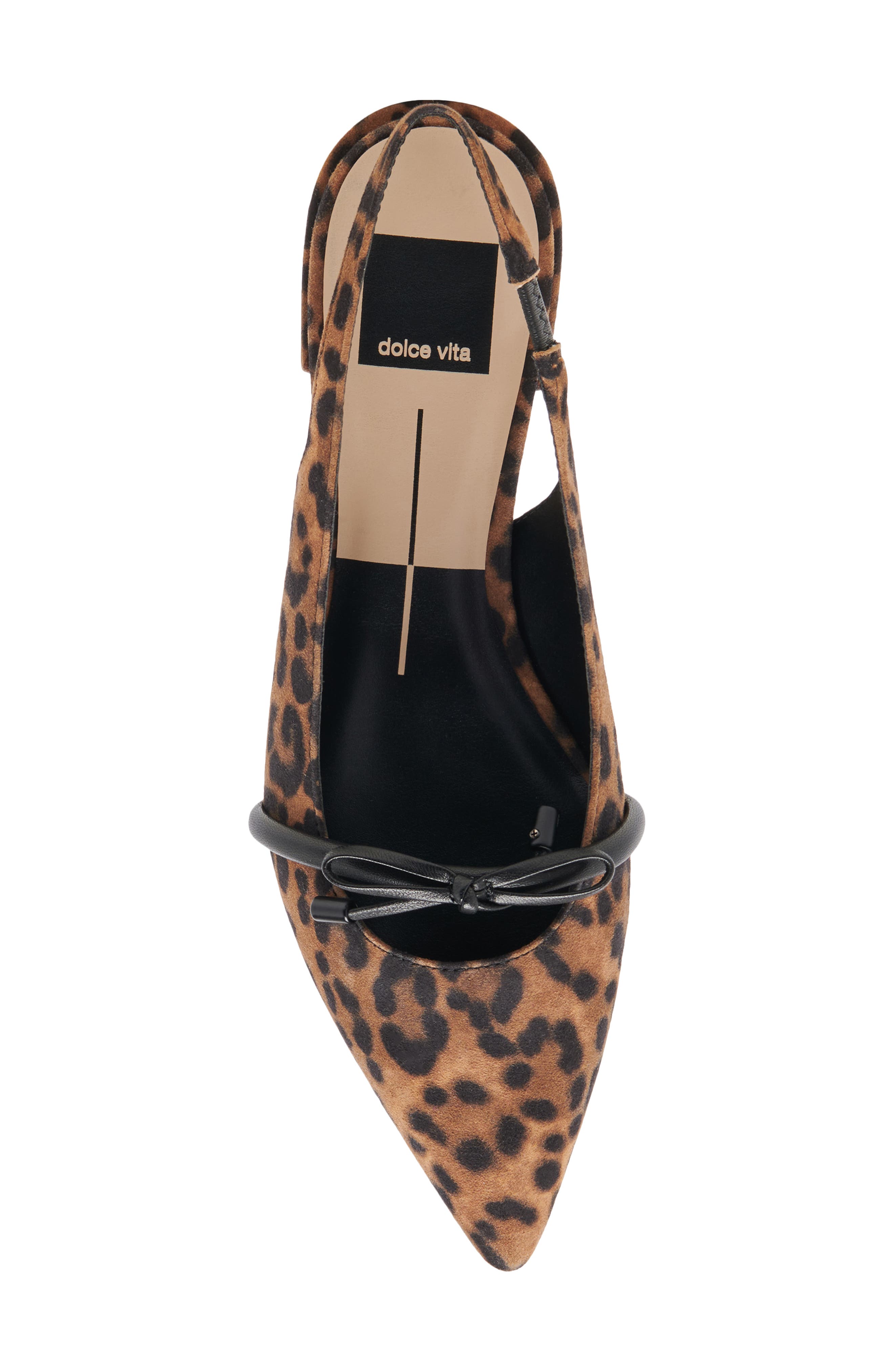 Payge Pointed Toe Slingback Pump, Alternate, color, LEOPARD SUEDE