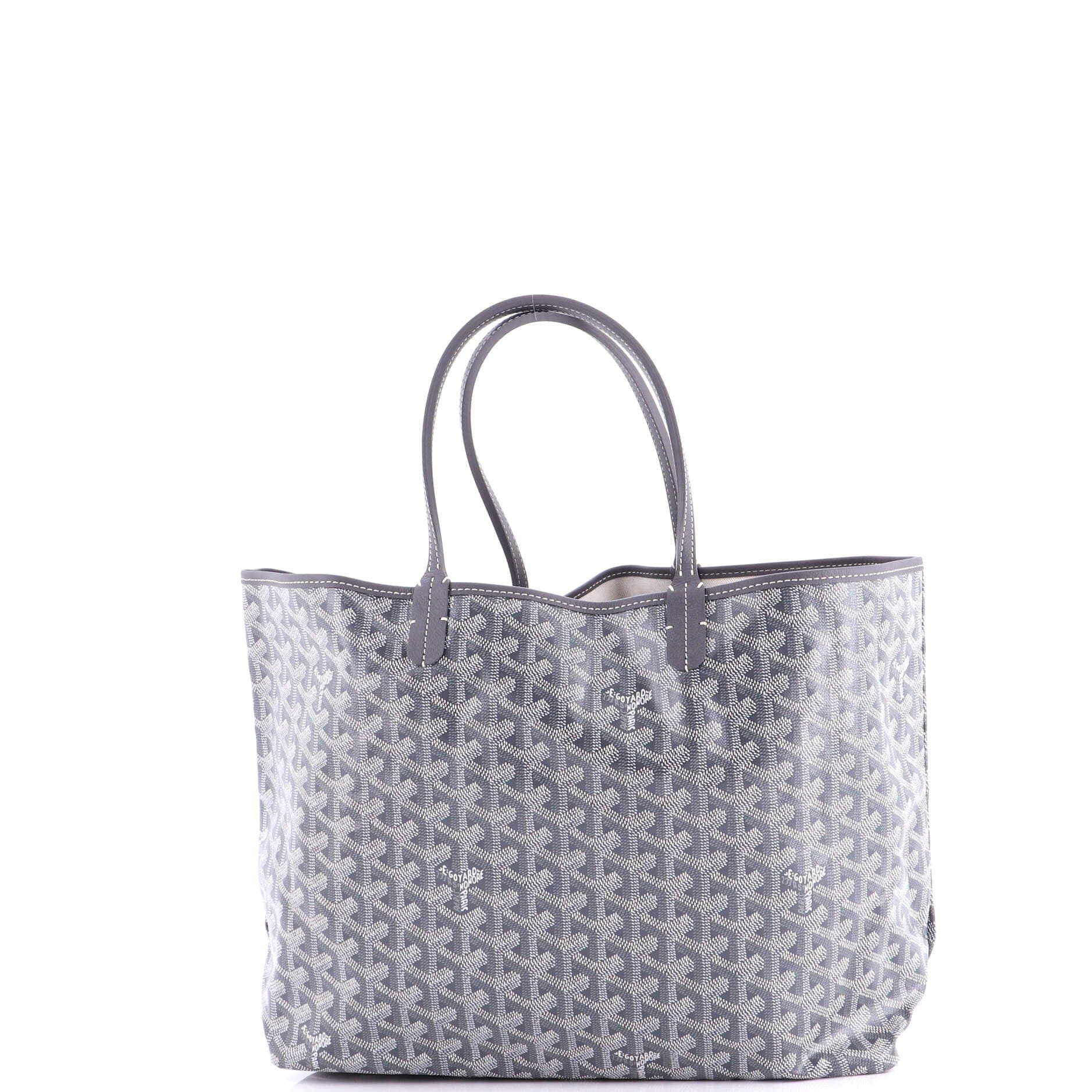 Pre-Owned Goyard Saint Louis Tote Coated Canvas PM, Alternate, color, Gray