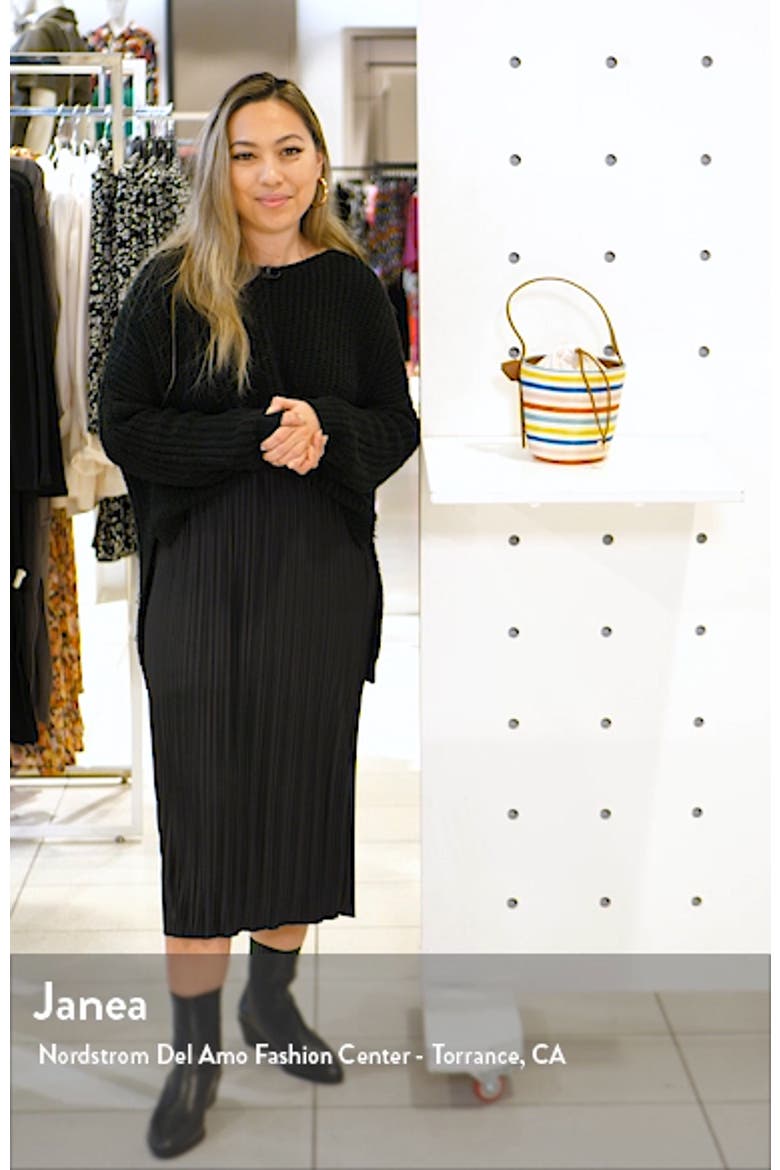 x Cesta Lunch Pail Straw Handbag video