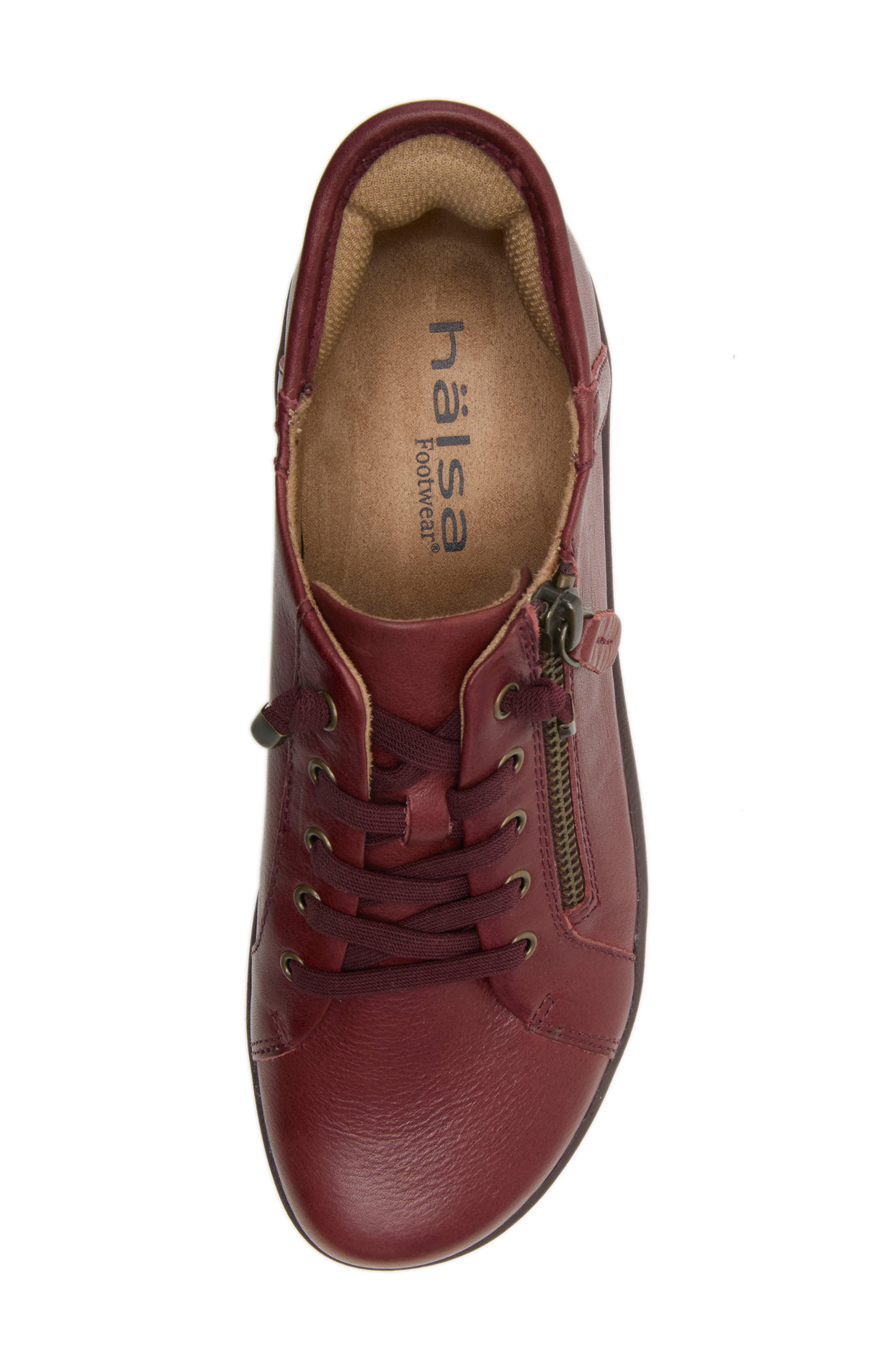 Alma Sneaker, Alternate, color, DARK CHERRY