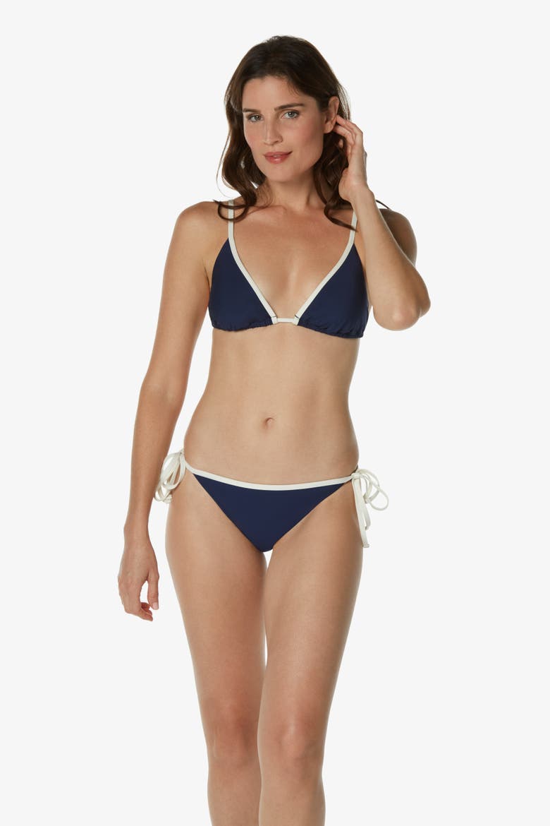 String Bottom With Binding, Alternate, color, Navy Ivory