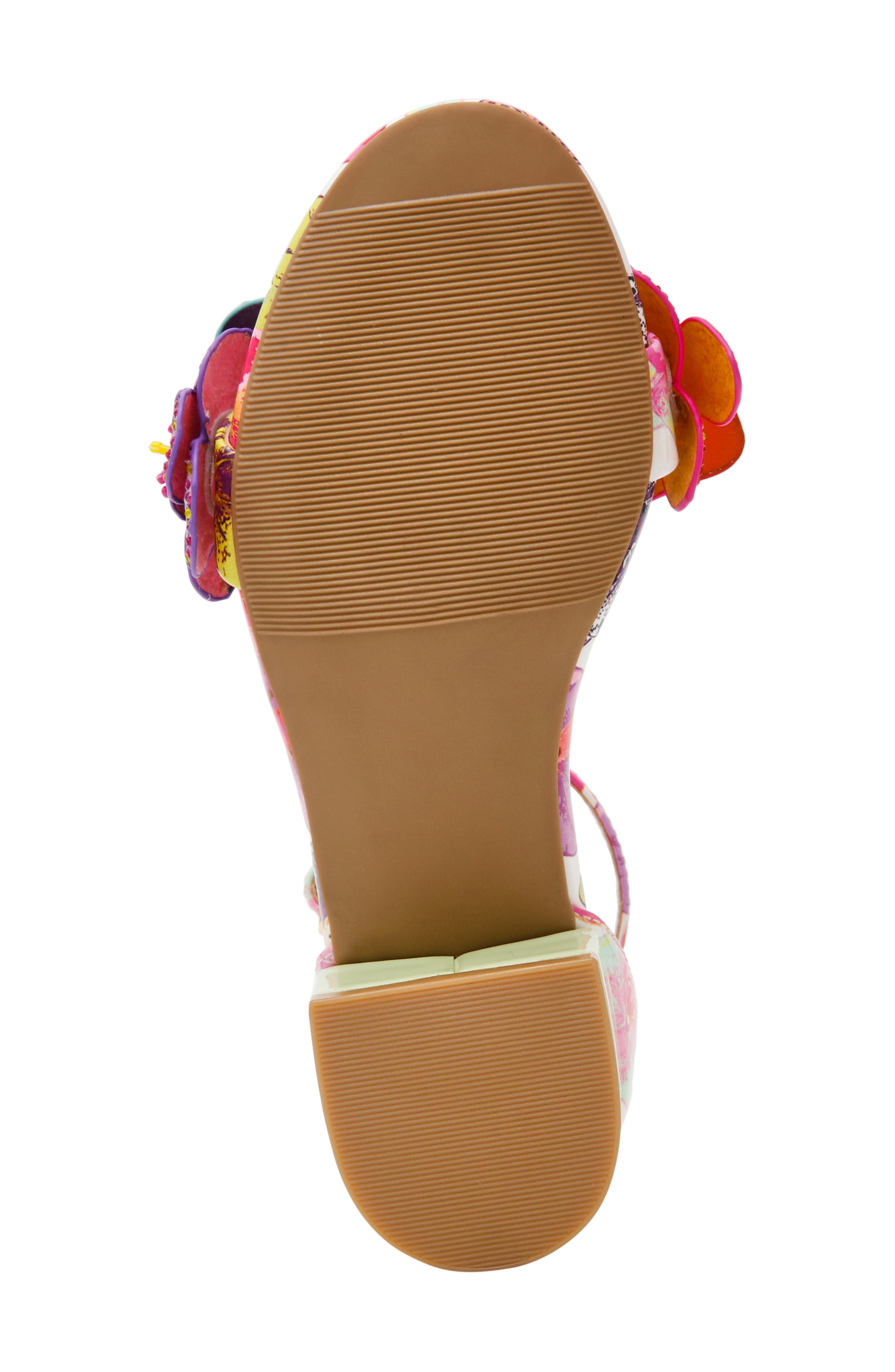 Kids' Camil Ankle Strap Sandal, Alternate, color, WHITE MULTI