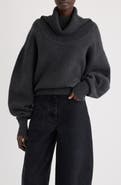 Jacquemus La Maille Pallone Virgin Wool & Cashmere Turtleneck Sweater