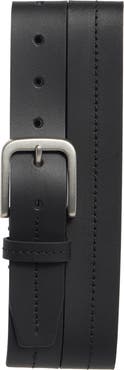 Tommy Bahama Center Stitched Leather Belt