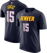 Nike Men's Nike Nikola Jokic Navy Denver Nuggets Icon 2022/23 Name & Number T-Shirt