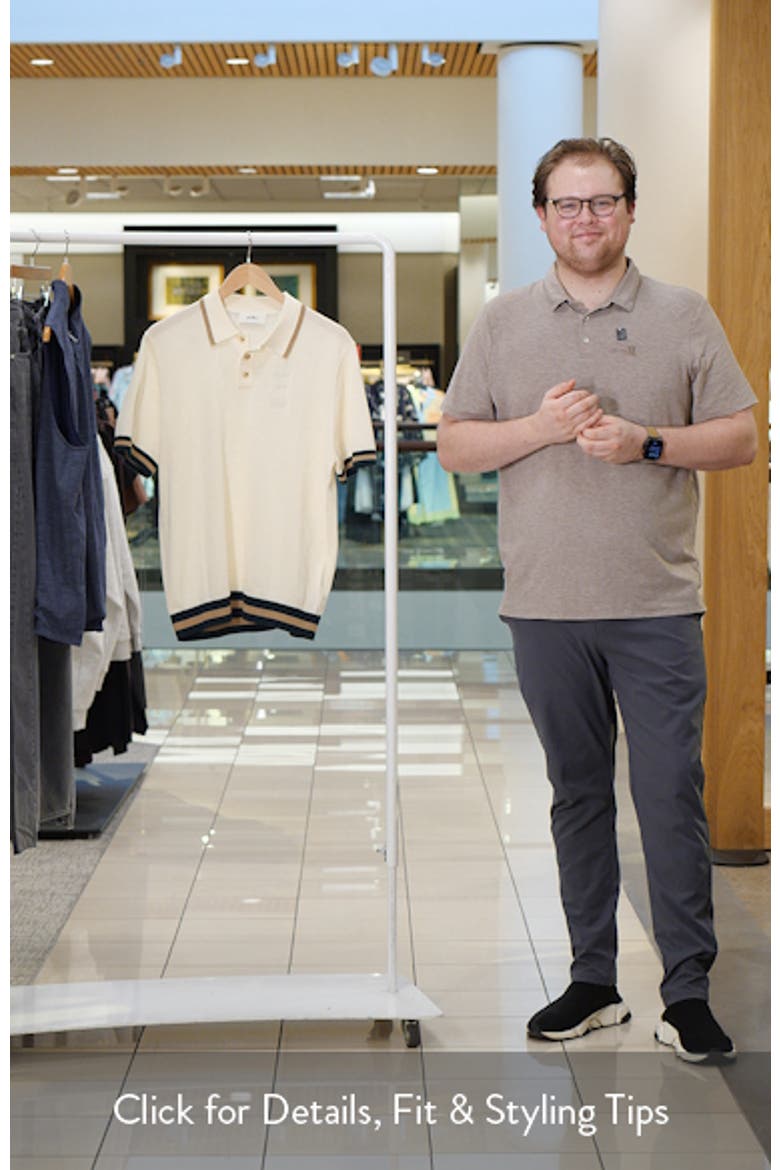 Openwork Cotton Polo Sweater video