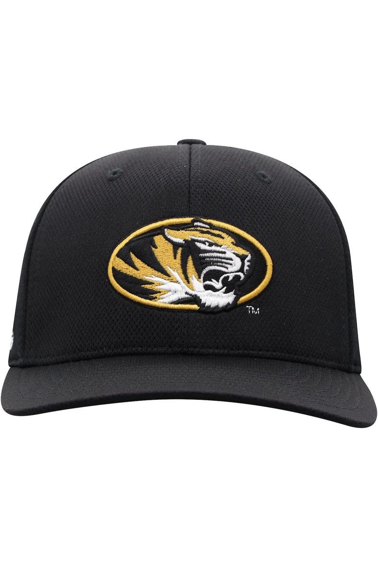 Men's Top of the World Black Missouri Tigers Reflex Logo Flex Hat, Alternate, color, Black
