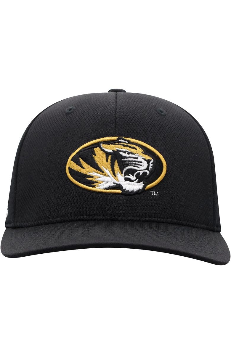 TOP OF THE WORLD Men's Top of the World Black Missouri Tigers Reflex Logo Flex Hat, Alternate, color, Black