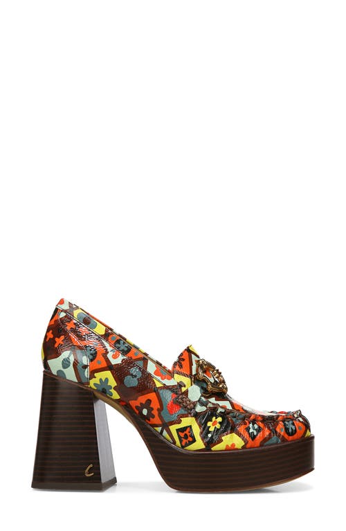 Circus Ny By Sam Edelman Susie Platform Loafer Pump In Dark Bourbon