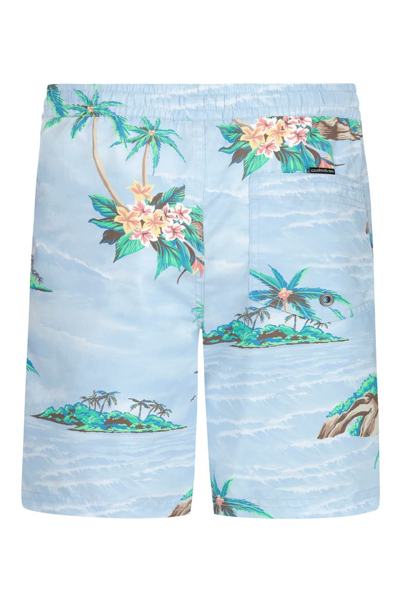 Kids' Everyday Mix Volley Swim Trunks, Alternate, color, SKYWAY