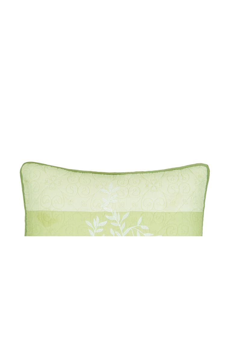 20" x 26" Everly Cotton Standard Sham - Machine Washable, Alternate, color, Green