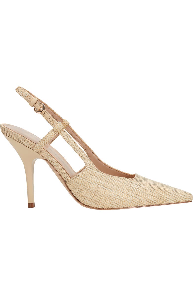 Marc Fisher LTD Torry Slingback Pointed Toe Pump, Alternate, color, Light Natural