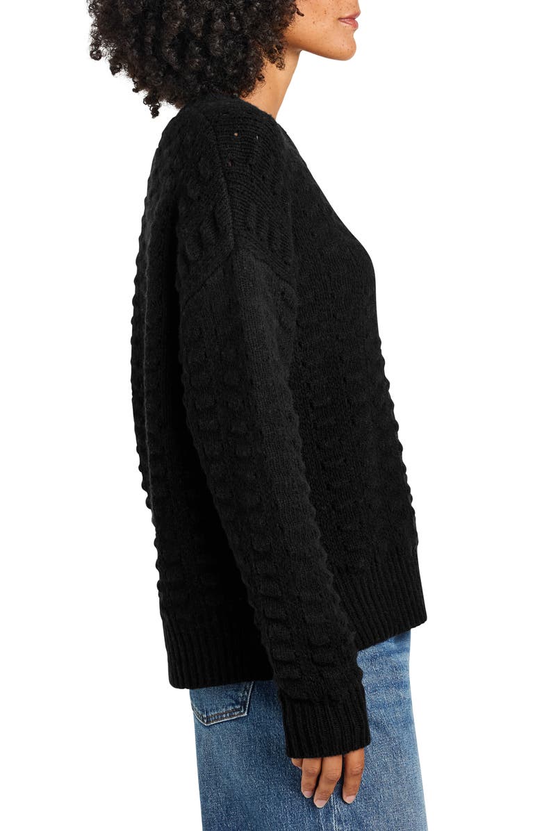 Splendid Candace Texture Crewneck Sweater, Alternate, color, 
