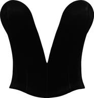 HOUSE OF CB Vienne Plunge Neck Stretch Velvet Corset