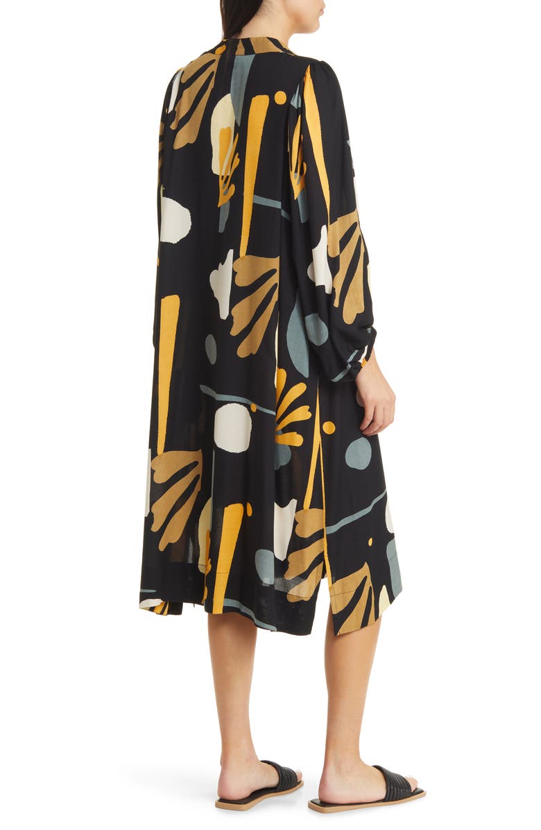 Masai Copenhagen Nalo Abstract Print Long Sleeve Dress, Alternate, color,