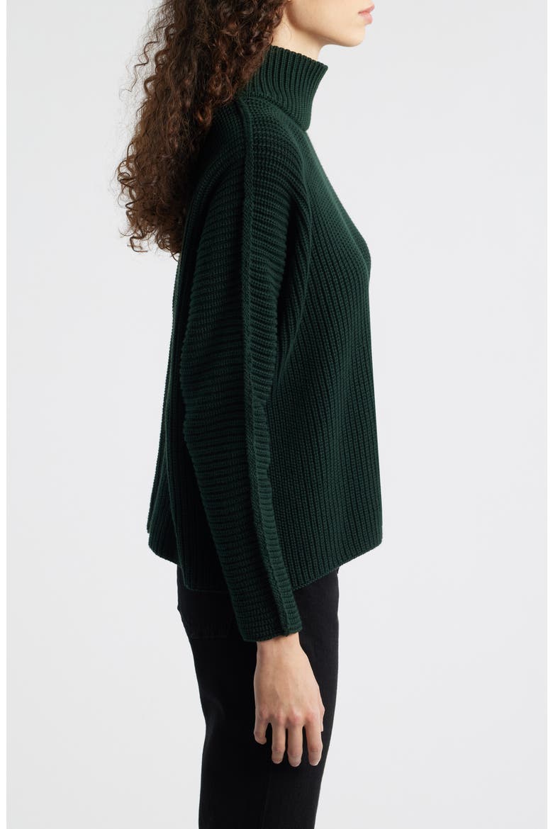 Montecito Turtleneck Sweater, Alternate, color, BRISTISH RACING GREEN