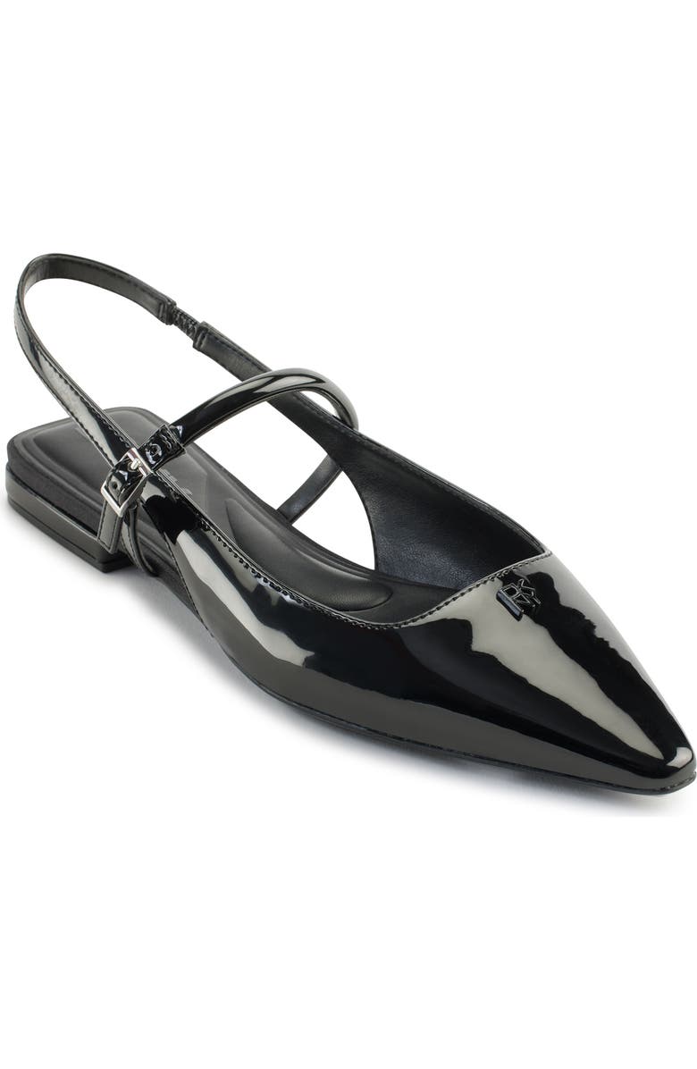 DKNY Cairo Slingback Flat, Main, color, Black