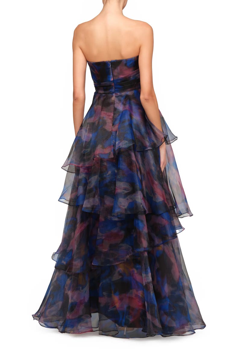 Seona Strapless Organza Ballgown, Alternate, color, Shadow Aura