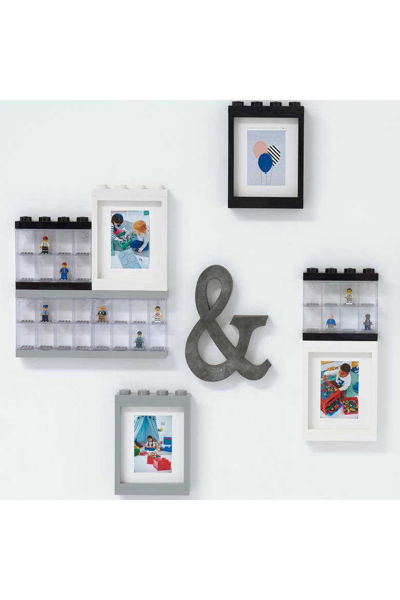 Minifigure Display Case 8, Alternate, color, Black