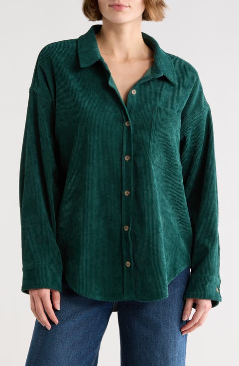 Oversize Corduroy Shacket