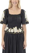 AREA STARS Gia Floral Top