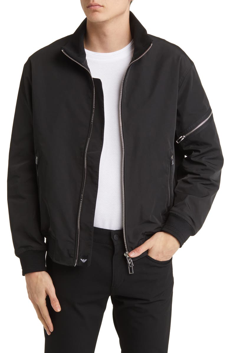 Emporio Armani Zip-Up Jacket, Main, color,