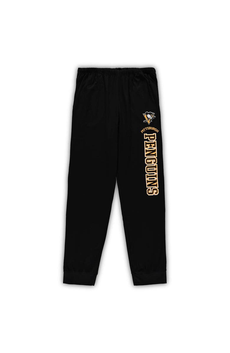 CONCEPTS SPORT Men's Concepts Sport Black Philadelphia Flyers Big & Tall Pullover Hoodie & Joggers Sleep Set, Alternate, color, Black