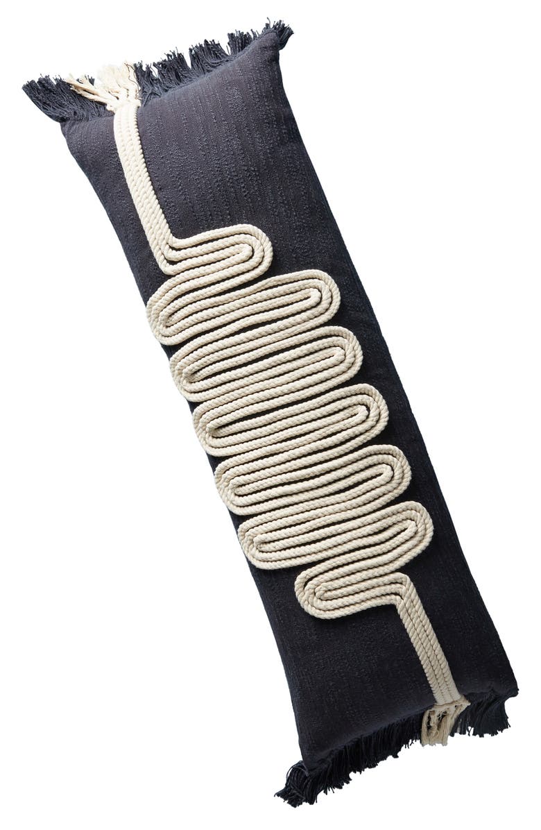 Anthropologie Home Anthropologie Textured Nayeli Lumbar Accent Pillow, Alternate, color,