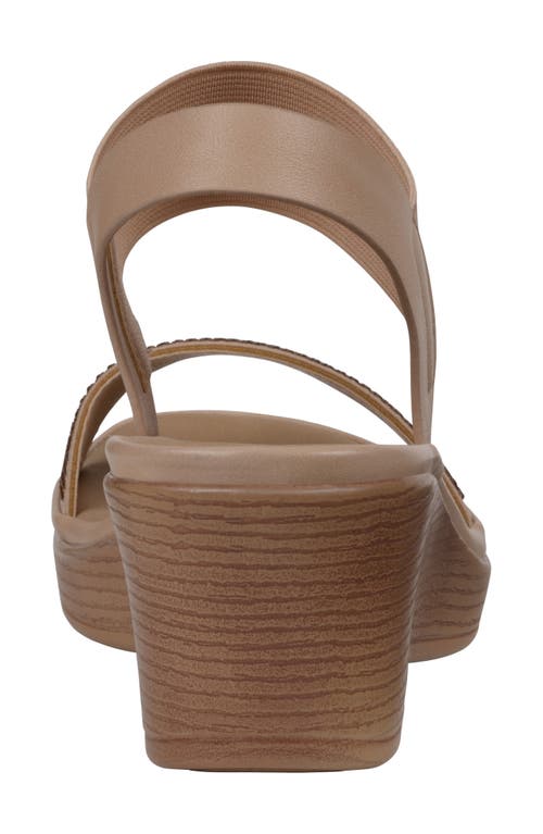 Gc Shoes Nia Wedge Sandal In Natural