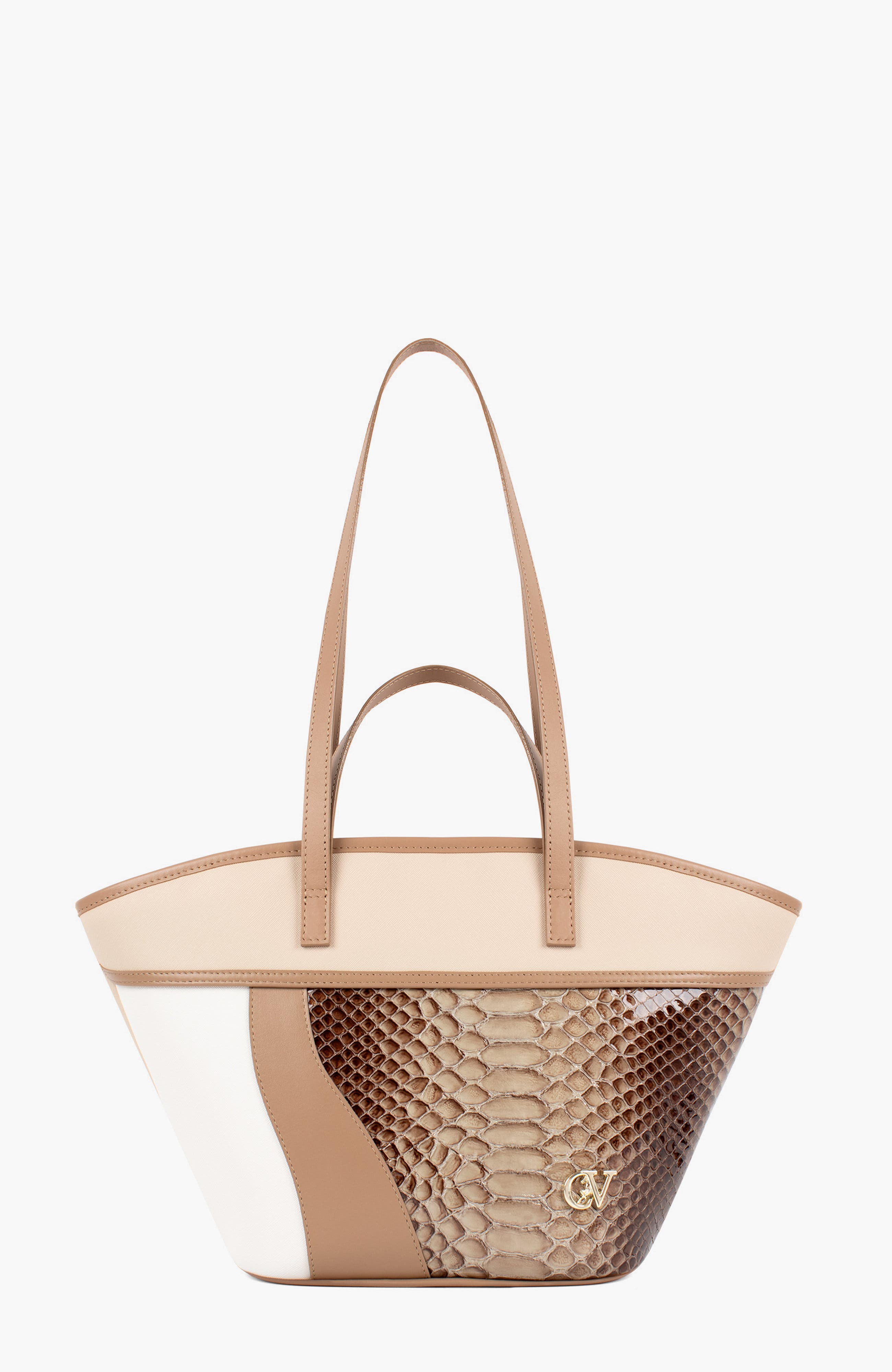 CV By Cavalinho 656 Handbag, Main, color, Beige / White
