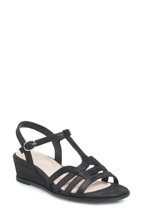 Scarlet Ankle Strap Wedge Sandal (Women)
