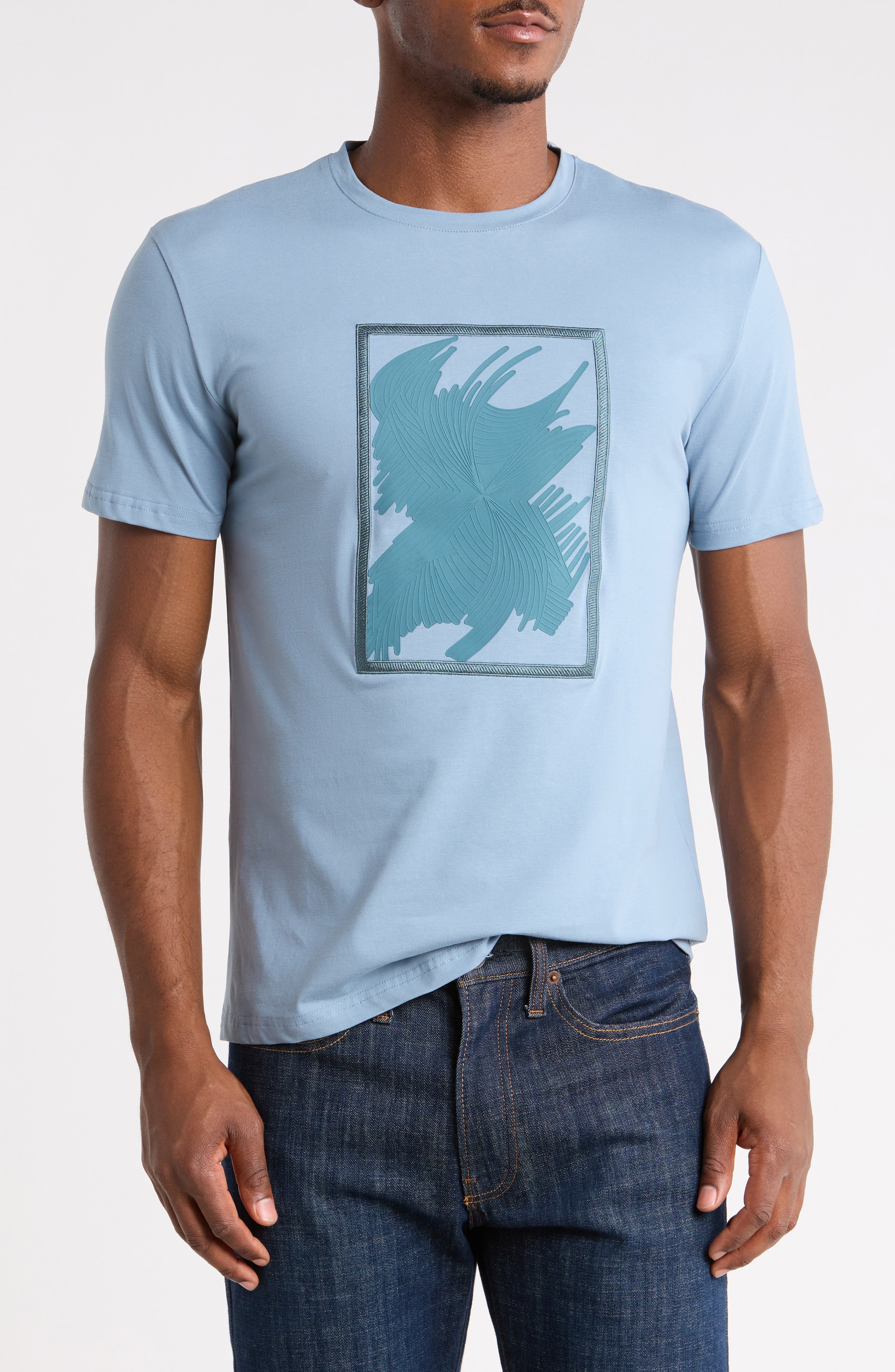 3D Painted Motion Graphic T-Shirt