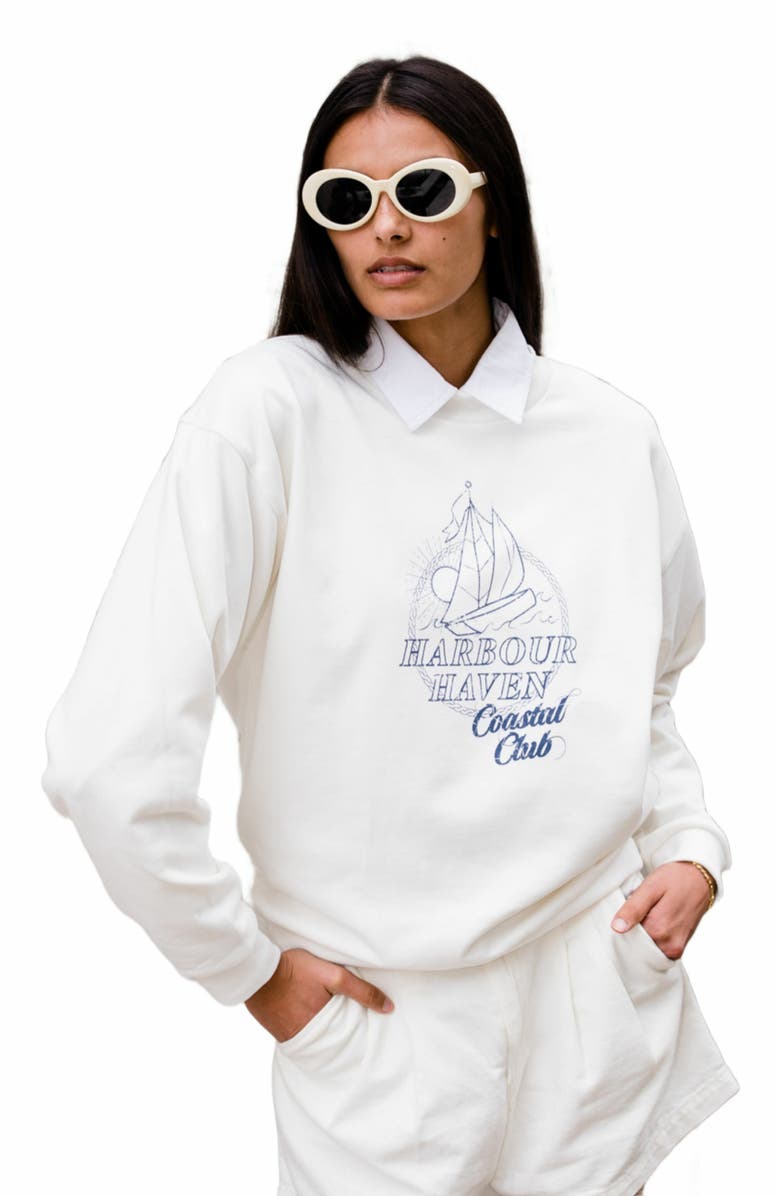 ABLE Oaklyn Graphic Sweatshirt, Alternate, color,
