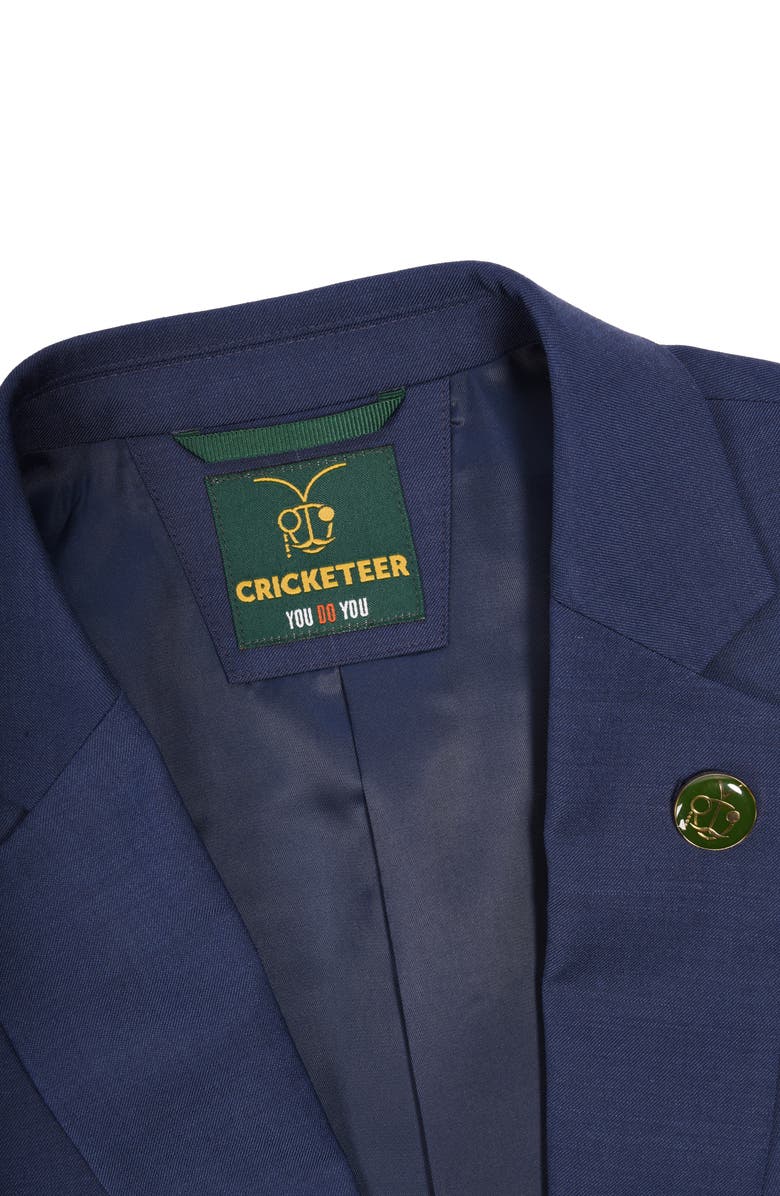 CRICKETEER Slim Fit Wool Blend Suit, Alternate, color, Navy