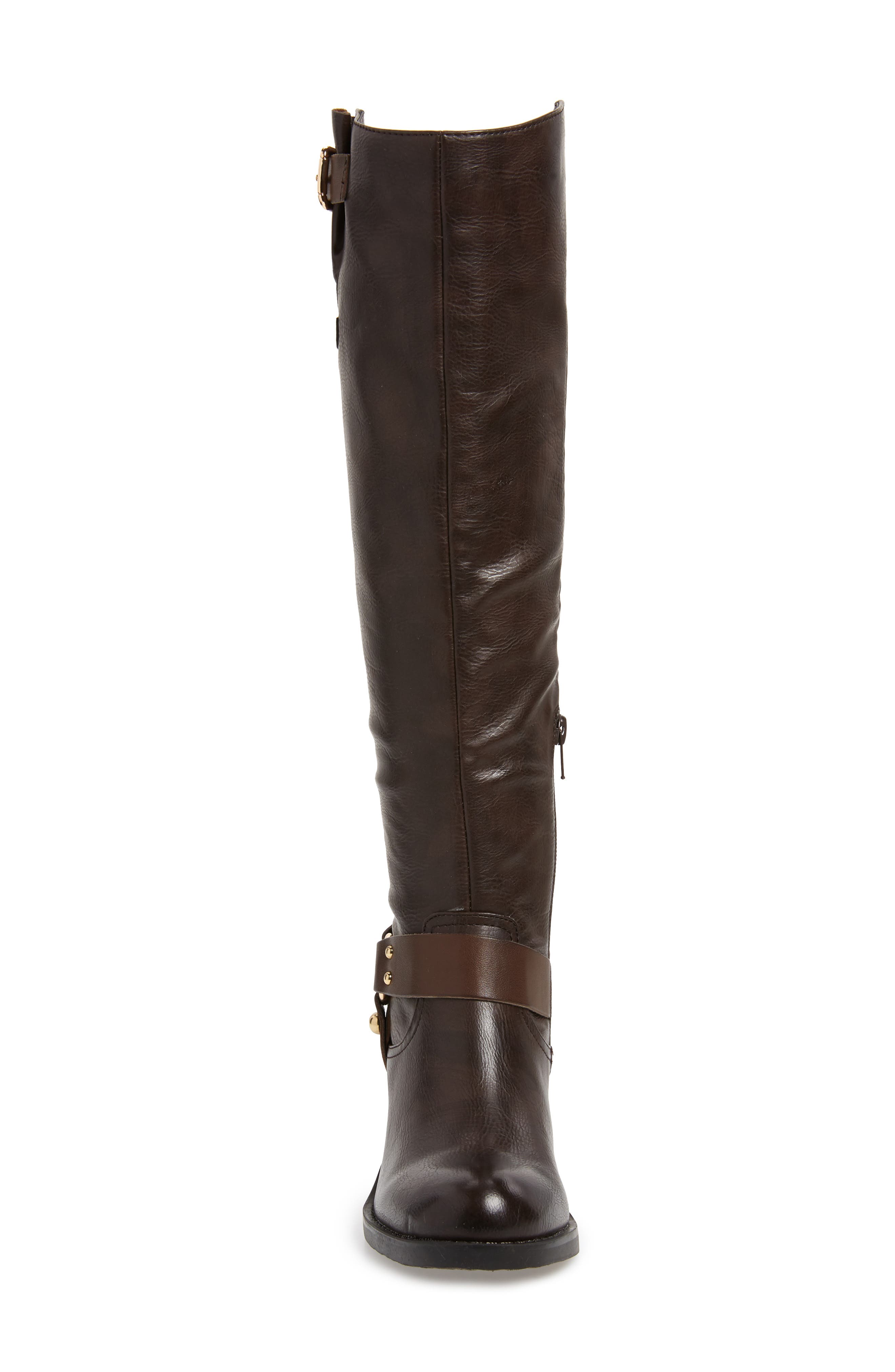 Dimarco Knee High Boot, Alternate, color, ESPRESSO FAUX LEATHER